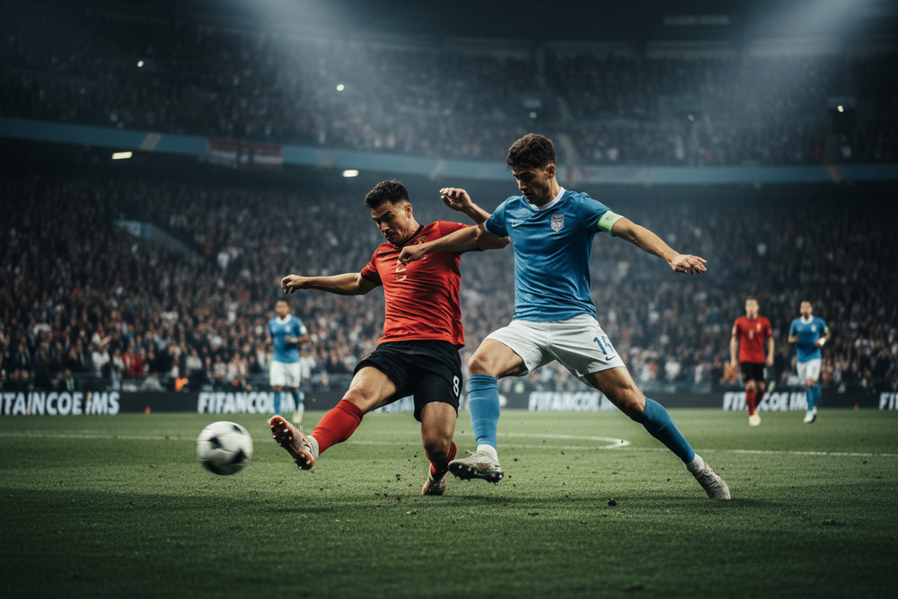 competition football pitch pick your team