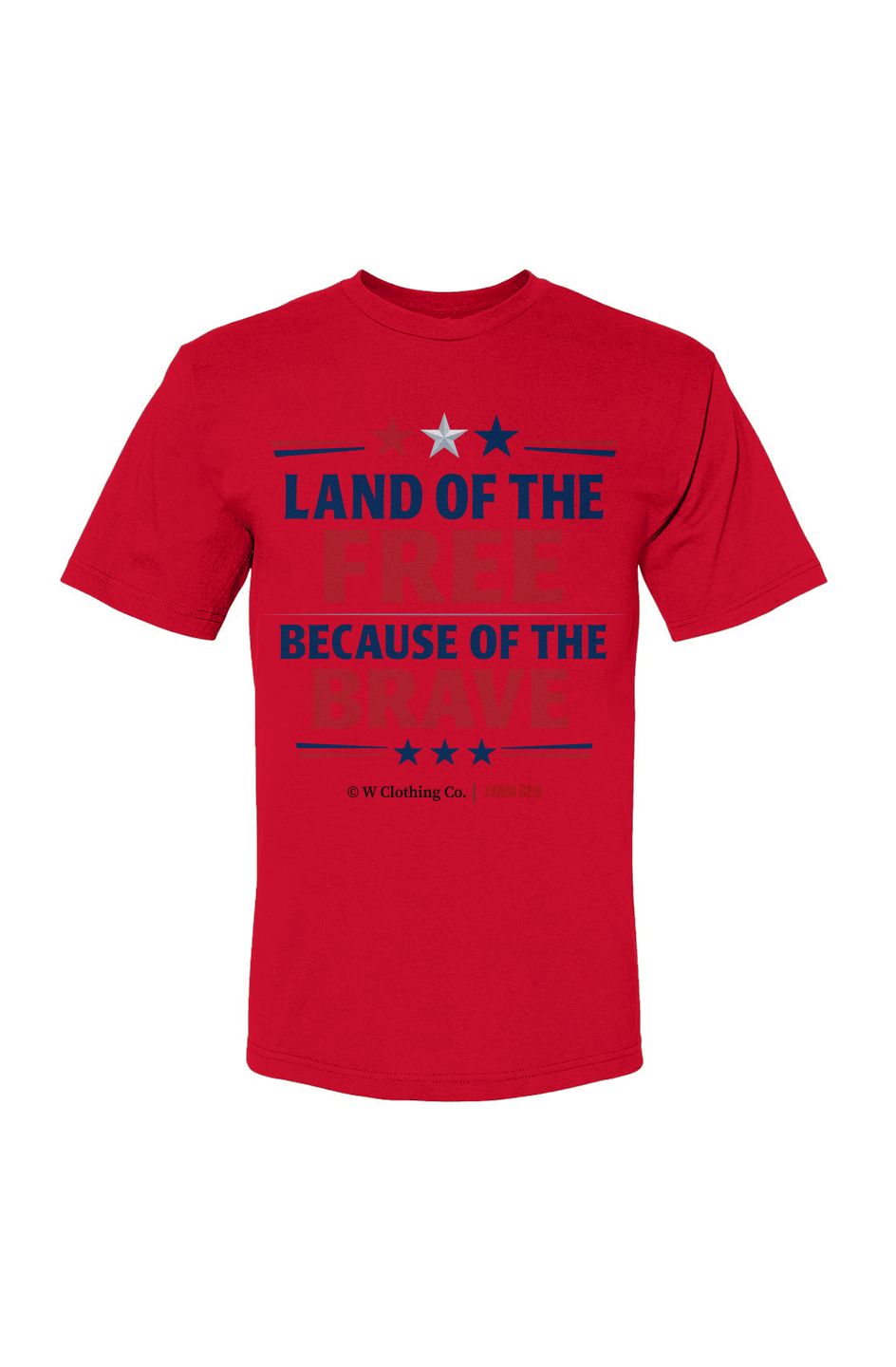 Land of the free because of the brave