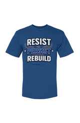 Resist persist rebuild Blue