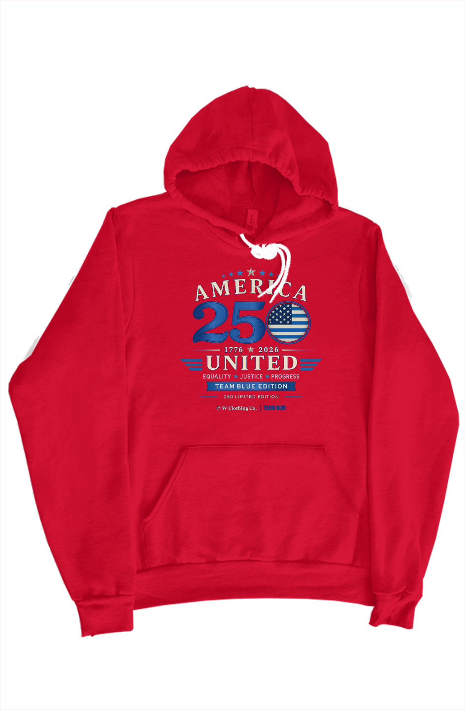 250 America blue hoodie
