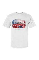 In the middle with a purpose