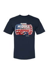 In the middle with a purpose