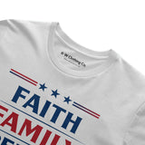 Faith Family Freedom Red