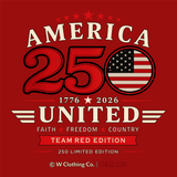 America 250 Collection RED TEAM Hoodie