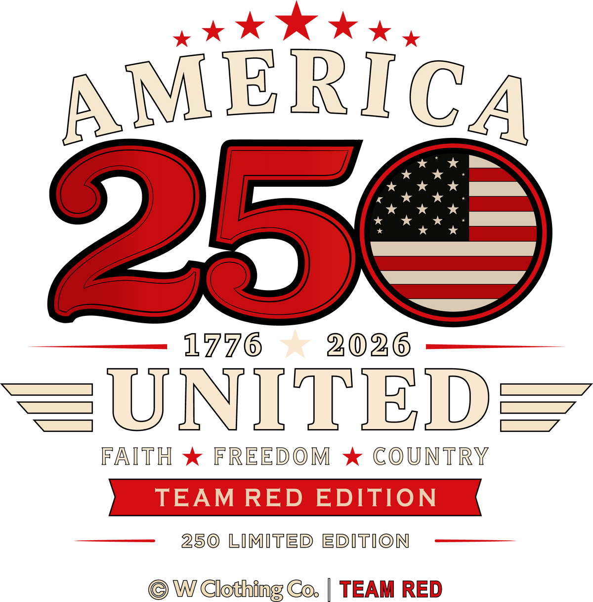250 America - Team RED