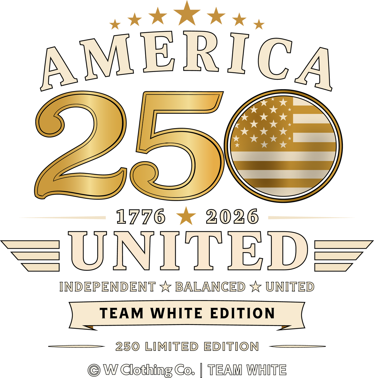250 America - Team White
