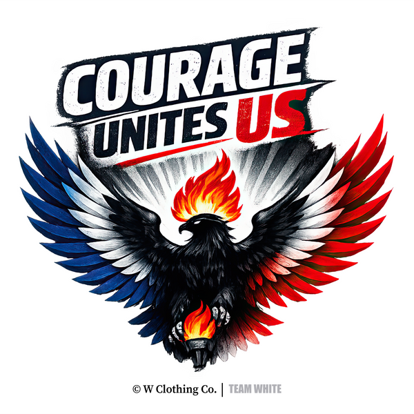 Courage Unites Us Team White