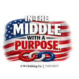 In the middle with a purpose