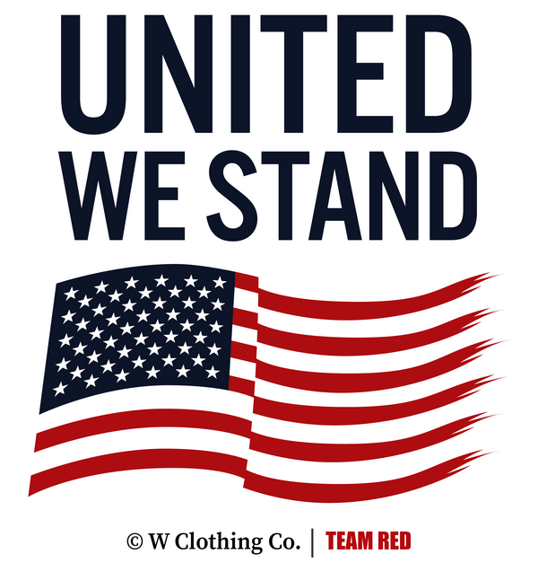 United We Stand Stars and Stripes